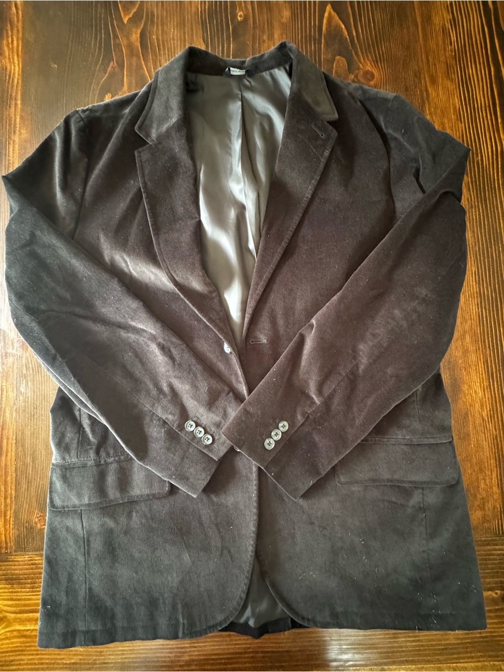 Men’s XL GAP velour jacket